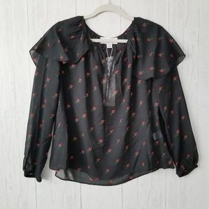 NWT Wildfox Bethany Rosebuds Tunic Size XSmall